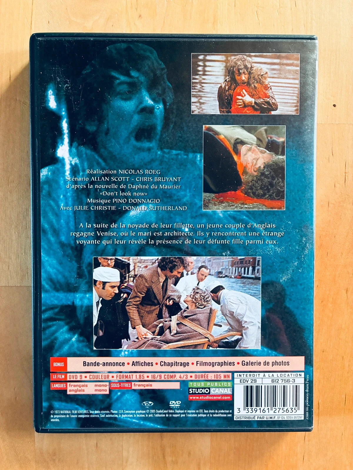 DVD Kijk niet terug van Nicolas Roeg. – photo 3